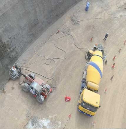 Sostenimiento con shotcrete en Minería